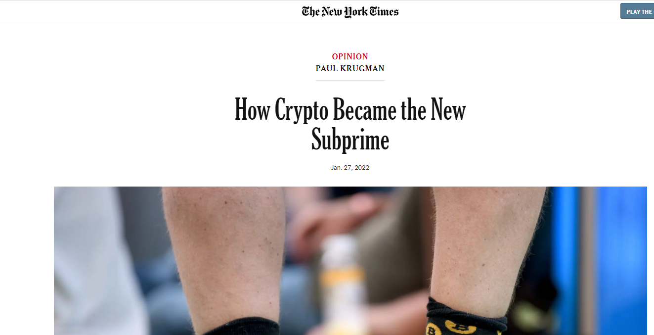 how crypto became the new subprime